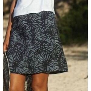 RipSkirt Hawaii Womens Black Pearl Batik Wrap Skirt Size L Black Length 1 Beach